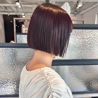ショート カラー mio ︴ アレンジ ︴ 透明感カラーのヘアスタイル