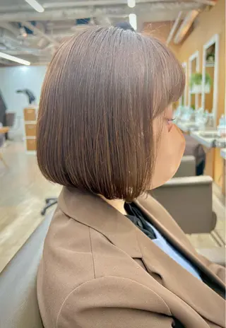 ミディアム カラー 透明感カラー/ イルミナカラーヒロキのヘアスタイル