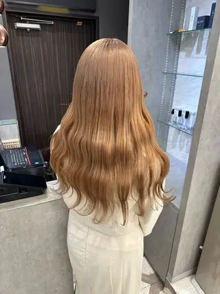 ロング カラー AYAKASA 暖色カラー/レイヤーのヘアスタイル