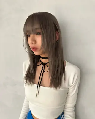 カラー GAN /ダメージレスカラーのヘアスタイル