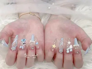 ネイル MoMoA Nail ネイル長さ出し専門店のネイルデザイン