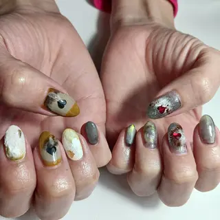 ネイル 平尾駅前/持込み専門 /owlnailのネイルデザイン