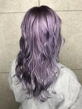 ロング カラー 立山 綾華のヘアスタイル
