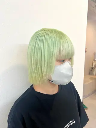 ミディアム カラー ブリーチカラー🦋‪ 田中さくらのヘアスタイル