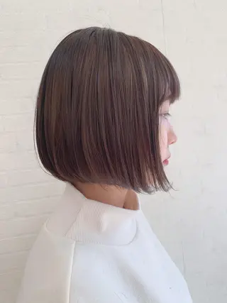 ショート カラー 初めてのショート お任せください✂️のヘアスタイル