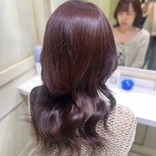 ロング カラー 💖ダブルカラー/ ケアカラー/レナ💖のヘアスタイル