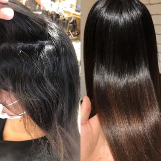 セミロング レイヤーカット 小山 悠のヘアスタイル