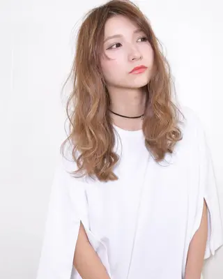 ミディアム カラー Beach 代表 KENTAのヘアスタイル
