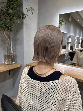 ミディアム カラー ✨ボブ・レイヤー・ トレンドカラー✨のヘアスタイル