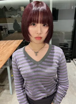 ショート カラー yuuna/ レイヤーカット🎀のヘアスタイル