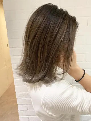 ミディアム カラー レイヤー/大人メンズ パーマ🌀 平島拓也のヘアスタイル