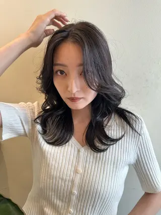 ロング カラー パーマ ヘアアレンジ メンズ 似合わせメンズカット /ニュアンスパーマのヘアスタイル