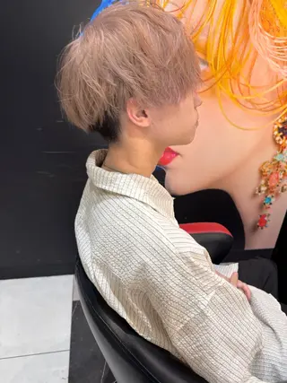 ショート メンズ デザインカラー/ 推しの配色 肥後のヘアスタイル