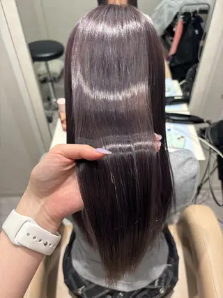セミロング カラー ヘアアレンジ 押切 響　のヘアスタイル