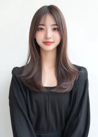 ロング 【レイヤー特化】 ミディアム/深川諒のヘアスタイル