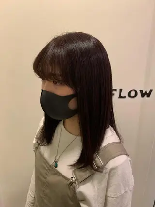 セミロング カラー Shouei  のヘアスタイル
