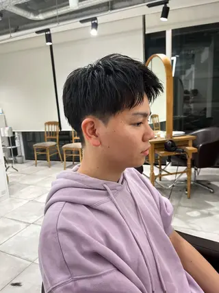 ショート パーマ メンズ 🏆メンズヘア特化 🥇代表りんぺーのヘアスタイル