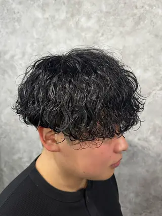 ショート パーマ 💈メンズパーマ特化 店長望月謙二郎💈のヘアスタイル