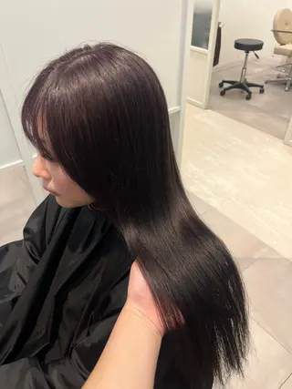 ロング カラー みう/仙台/暖色/ 艶髪/顔周りカット/のヘアスタイル