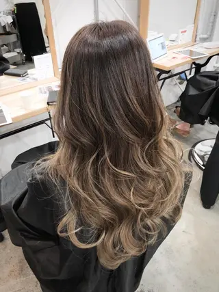 セミロング カラー パーマ ヘアアレンジ share by wealstarのヘアスタイル