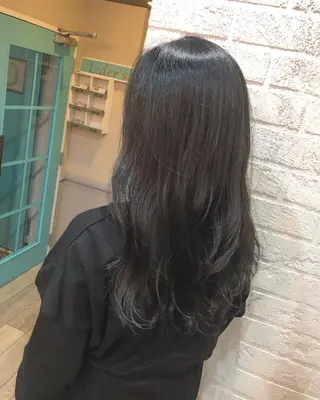 セミロング カラー メンズhair /こえびのヘアスタイル