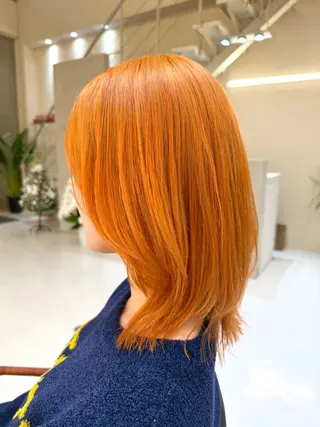 ミディアム 園田奈津 ボブ・レイヤーカットのヘアスタイル