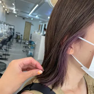 ミディアム SUNC/🤎 オオクマ　カナエ🤎のヘアスタイル