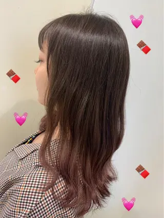 ミディアム カラー 新宿駅近♡個室 ♡関口三都季🌜のヘアスタイル