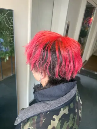 カラー メンズ yunosuke/艶 カラーw-salonのヘアスタイル