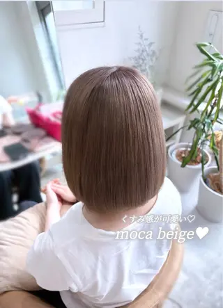 ミディアム カラー ゆうひ🎀艶カラー/ ヘアメ/チョコカラーのヘアスタイル