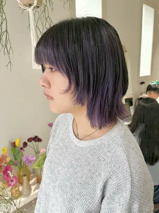 ミディアム 🪻花屋併設🪻秀島 有紀のヘアスタイル