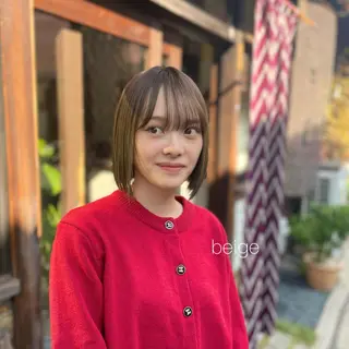 ショート カラー ヘアアレンジ Hikari /京都駅美容室のヘアスタイル