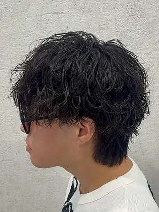 パーマ メンズ 毛流れ/シャドウ 🇰🇷AYATOのヘアスタイル