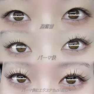 マツエク・マツパ M. eyelsh salonのマツエク・マツパデザイン
