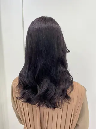 ミディアム カラー *モデル募集🤍横浜 透明感カラー🫧のヘアスタイル