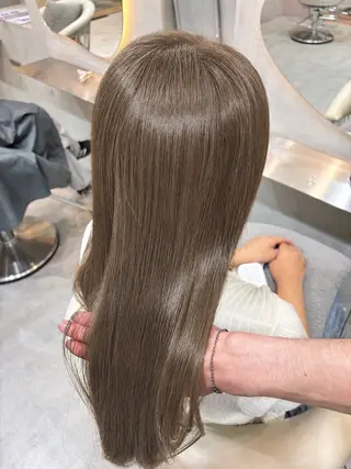 ロング カラー ヘアアレンジ 髪質改善/透明感 カラー/吉田光佑のヘアスタイル