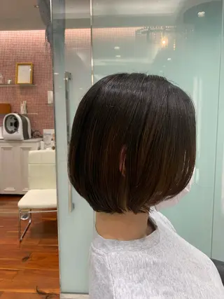 ショート デジタルパーマ🫧 韓国風ヘア🫧サクラのヘアスタイル