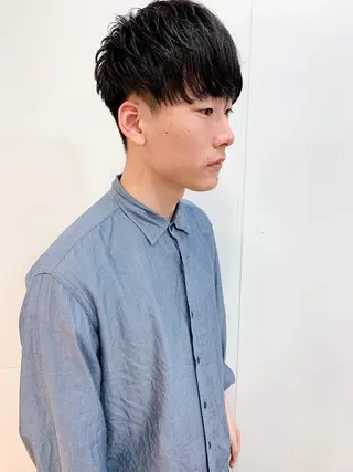 ショート カラー パーマ ヘアアレンジ メンズ メンズスタイル ly本厚木のヘアスタイル