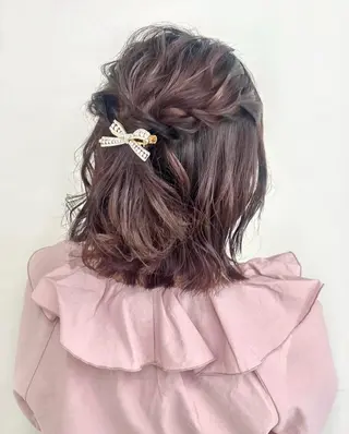ミディアム レイヤーカット/ 顔まわり/まい🐇♡のヘアスタイル