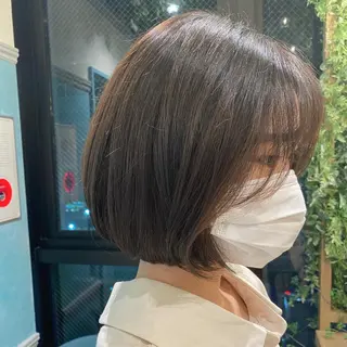 ミディアム 石畑結華 Lond店長のヘアスタイル