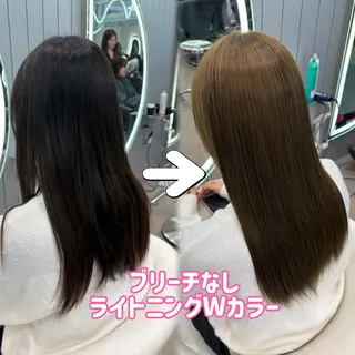 ロング カラー ヘアアレンジ 大宮縮毛矯正🩵 レイヤー 佐藤和のヘアスタイル