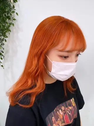 ロング カラー ヘアアレンジ マツエク・マツパ TSUNA 🌙 Lim 五反田のマツエク・マツパデザイン