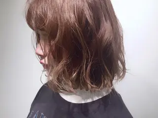 ミディアム カラー 美髪・透明感カラー 西川仁弥のヘアスタイル