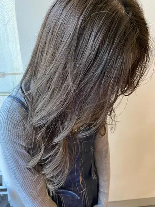 ロング カラー フレンチボブパーマ Yuukiのヘアスタイル