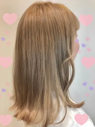 ミディアム カラー 新宿駅近♡個室 ♡関口三都季🌜のヘアスタイル