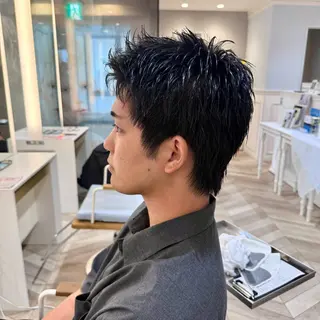 メンズ レイヤーカット/ 艶カラー🌙Rinoのヘアスタイル