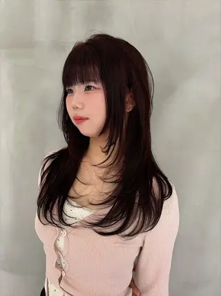 ロング カラー 🥇KEN /レイヤー/カラーのヘアスタイル