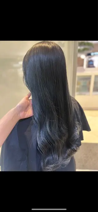 ロング カラー 縮毛矯正/髪質改善/ 艶髪ササキナツミのヘアスタイル