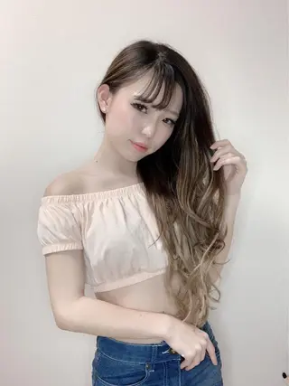 ロング 🌸ドレスアップ 心斎橋店🌸のヘアスタイル
