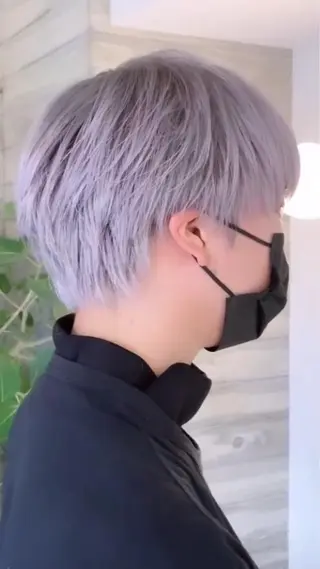 ショート カラー メンズ 望月 優斗のヘアスタイル